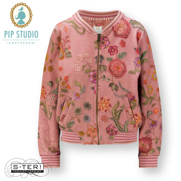 W25.3 pip studio NICOS JACKET COCO FLOWER CORAL - Afbeelding 2