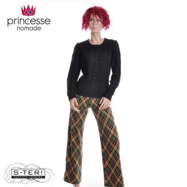 W20.23 PRINCESSE NOMADE GIZIA CARDIGAN BLACK 25HGZ01 - Afbeelding 5