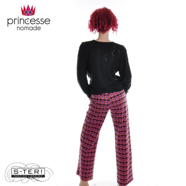W20.23 PRINCESSE NOMADE IZIA PULL OVER BLACK 25HPI01 - Afbeelding 3