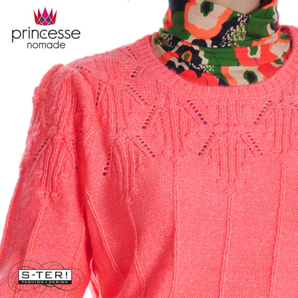 W20.16 PRINCESSE NOMADE IZIA PULL OVER SALMON 25HPI06 - Afbeelding 6