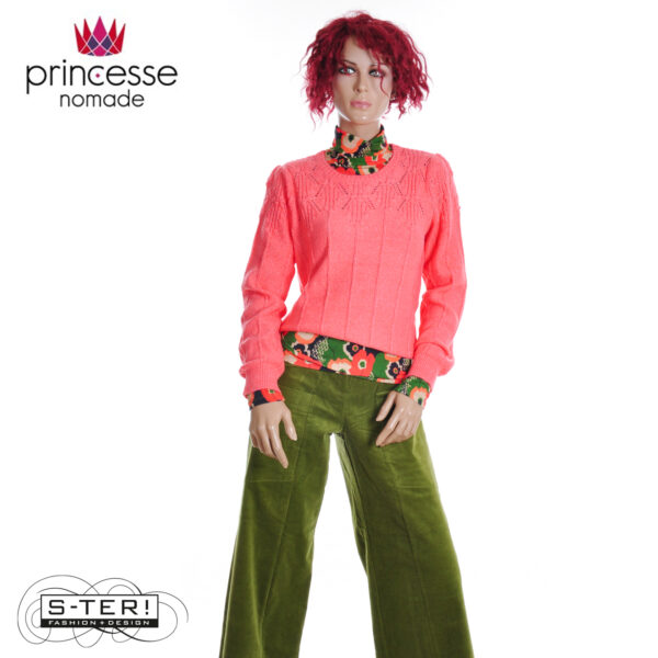 W20.16 PRINCESSE NOMADE IZIA PULL OVER SALMON 25HPI06 - Afbeelding 2