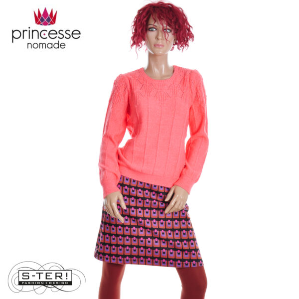 W20.16 PRINCESSE NOMADE IZIA PULL OVER SALMON 25HPI06 - Afbeelding 5