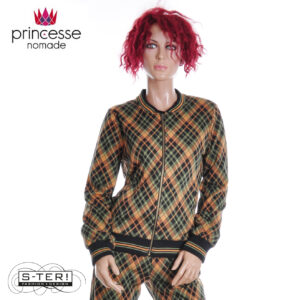 W20.22 PRINCESSE NOMADE LEO JACKET TARTAN 25HVL22