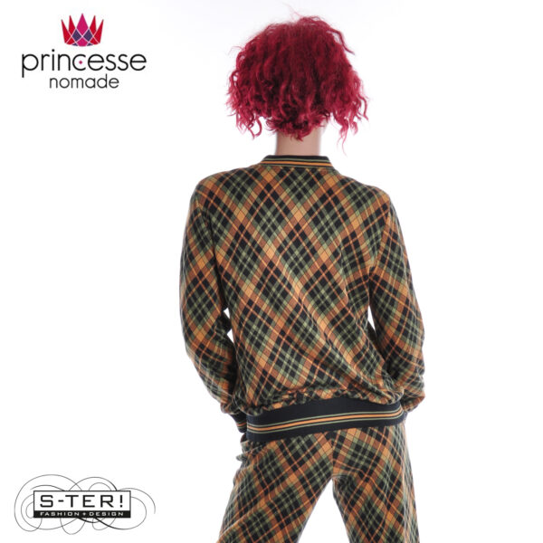 W20.22 PRINCESSE NOMADE LEO JACKET TARTAN 25HVL22 - Afbeelding 2