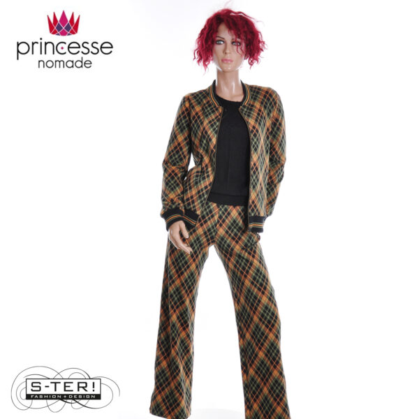 W20.20 PRINCESSE NOMADE PALMERA PANTS TARTAN 25HPP22 - Afbeelding 2