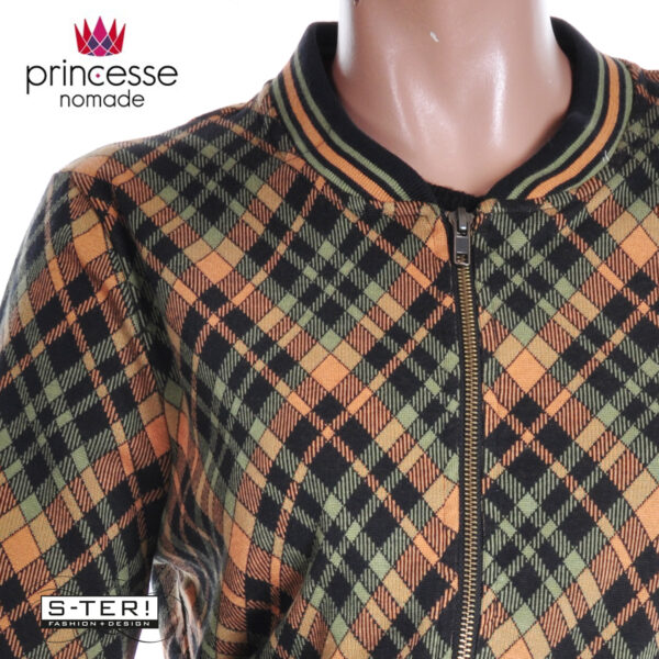 W20.22 PRINCESSE NOMADE LEO JACKET TARTAN 25HVL22 - Afbeelding 5