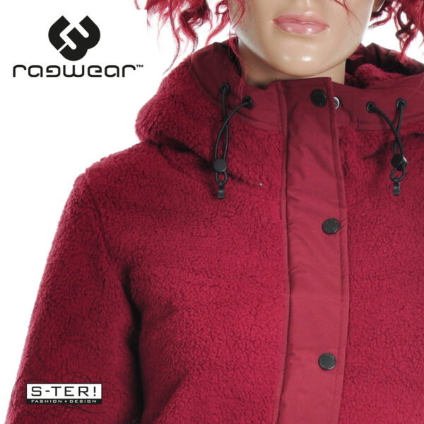 W14.11 Ragwear COUSY  JACKET 2521-30046 wine red - Afbeelding 4
