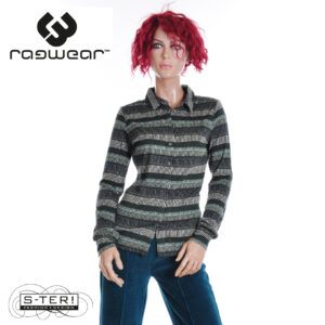 W14.4 Ragwear PAGEE PRINT LONGSLEEVE 2521-25010 PINE GREEN