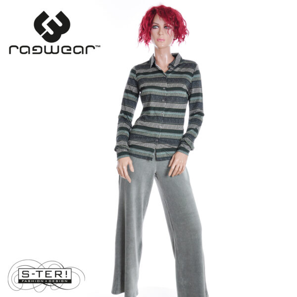 W14.4 Ragwear PAGEE PRINT LONGSLEEVE 2521-25010 PINE GREEN - Afbeelding 3