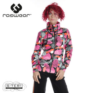 W14.3 Ragwear RONETTE PRINT SWEATSHIRT 2521-30028 BLACK