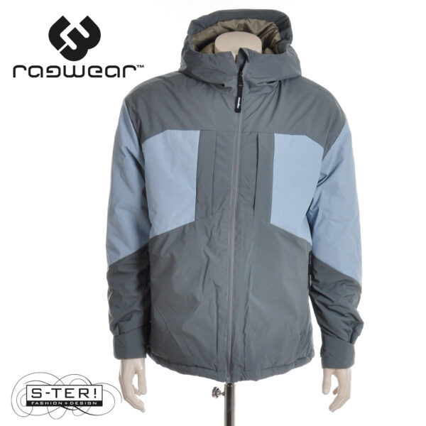 W14.15 Ragwear WOLKIES BLOCK JACKET HEREN 2522-60020 GREY