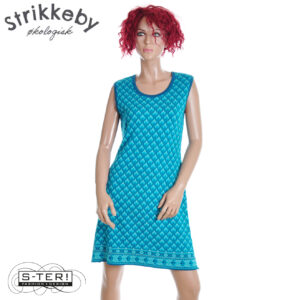 W11.25 STRIKKEBY ELLA TULIP BOW D7 KNIT DRESS 06252-0020 THYME