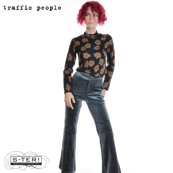 W36.4 TRAFFIC PEOPLE CEECI TROUSERS BLUE CRB12935033 - Afbeelding 2