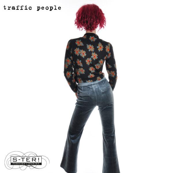 W36.4 TRAFFIC PEOPLE CEECI TROUSERS BLUE CRB12935033 - Afbeelding 3