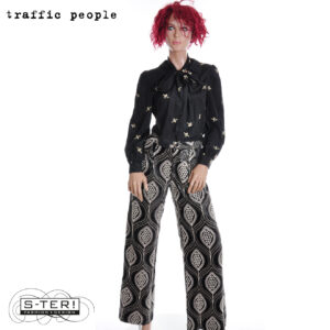 W36.7 TRAFFIC PEOPLE LULU TROUSERS BLACK LAA12977001