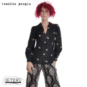 W36.8 TRAFFIC PEOPLE REVENGE SHIRT BLACK WMT12983001