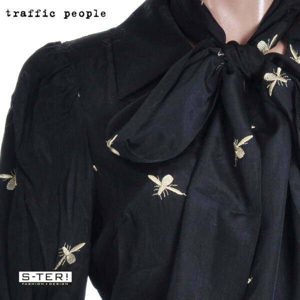 W36.8 TRAFFIC PEOPLE REVENGE SHIRT BLACK WMT12983001 - Afbeelding 5