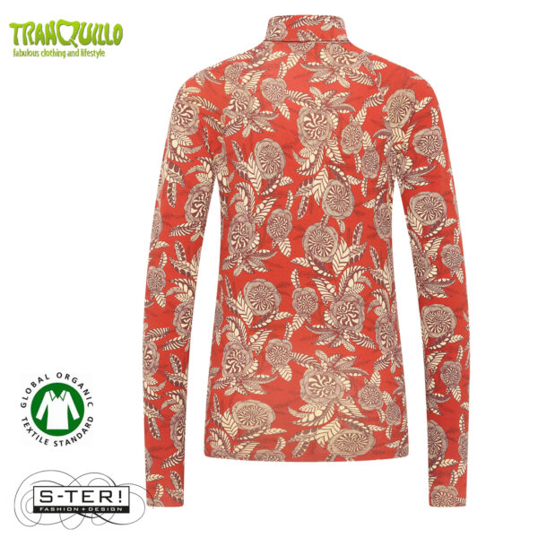 W23.20 Tranquillo FEMININE ECOVERO SHIRT  C154 FLOWER FIELDS - Afbeelding 3