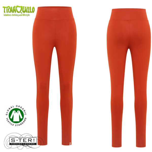 W23.17 Tranquillo JERSEY LEGGINGS G151 ROOIBOS