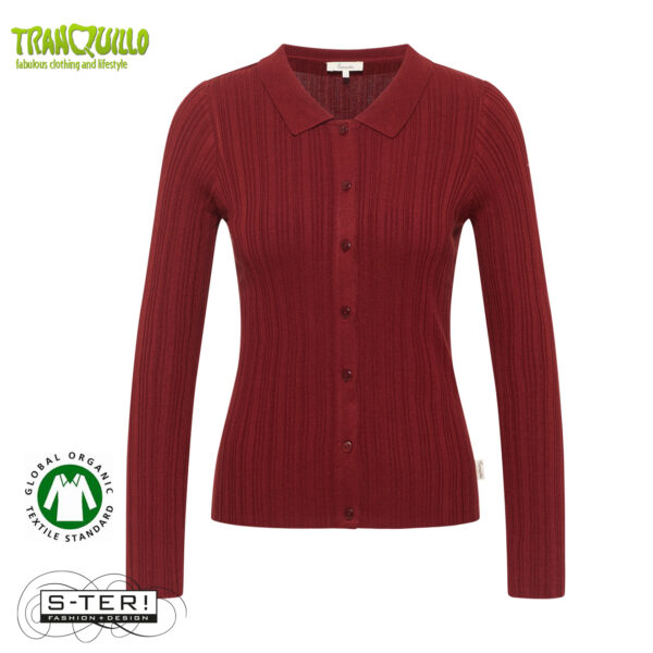 W23.25 Tranquillo SILKY ECOVERO JACKET A110 FIRED BRICK - Afbeelding 2