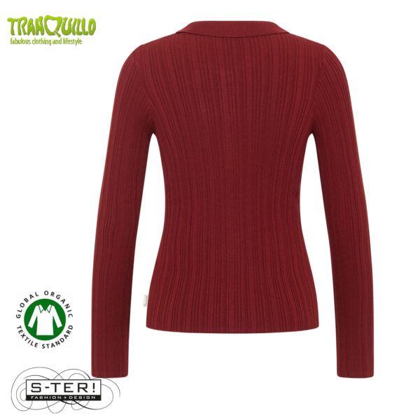 W23.25 Tranquillo SILKY ECOVERO JACKET A110 FIRED BRICK - Afbeelding 3
