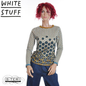 W18.30 WHITE STUFF CLARA LS TEE CHART PR 444666
