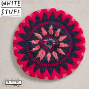 W18.41 WHITE STUFF FAIRISLE BERET NAVY MULTI 444773