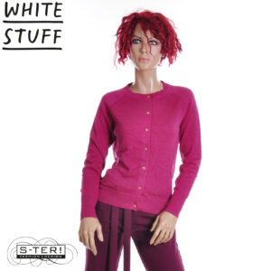 W18.7 WHITE STUFF LULU CARDI DK PLUM 444074