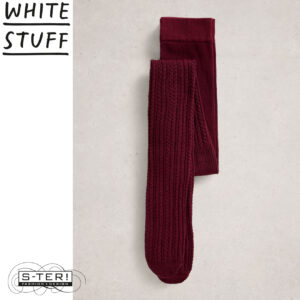 W18.17 WHITE STUFF PATTY PATTERN TIGHTS DK PLUM 444122