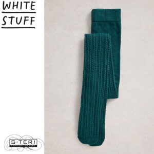 W18.18 WHITE STUFF PATTY PATTERN TIGHTS DK TEAL 444122