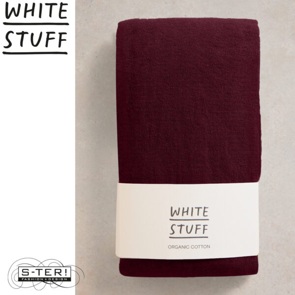 W18.23 WHITE STUFF PATTY PLAIN TIGHTS DK PLUM 444179 - Afbeelding 3