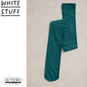 W18.22 WHITE STUFF PATTY PLAIN TIGHTS DK TEAL 444179