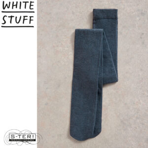 W18.21 WHITE STUFF PATTY PLAIN TIGHTS MID DENIM 444179