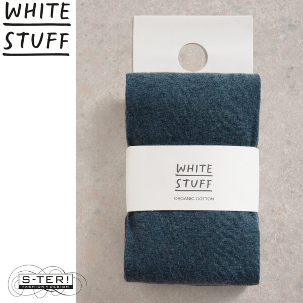 W18.21 WHITE STUFF PATTY PLAIN TIGHTS MID DENIM 444179 - Afbeelding 3