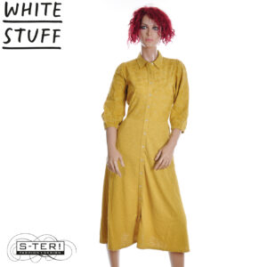 W18.9 WHITE STUFF RUA EMBROIDERED JERSEY DRESS MID CHART 444375