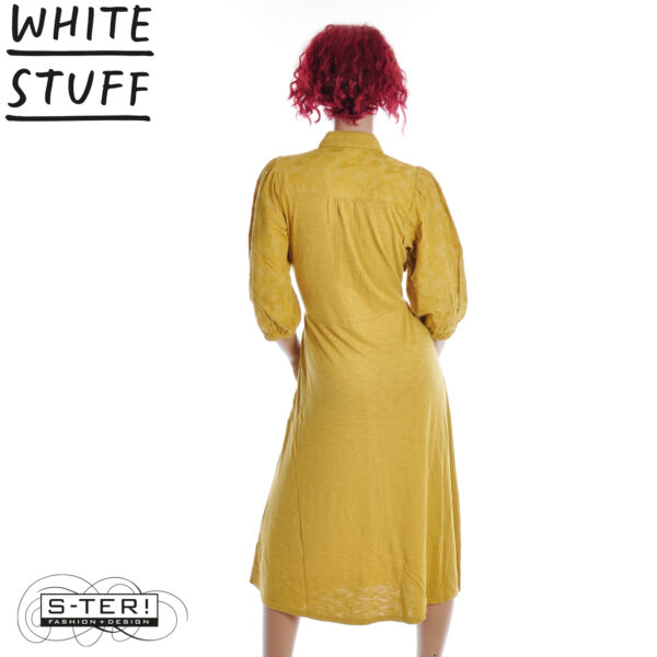 W18.9 WHITE STUFF RUA EMBROIDERED JERSEY DRESS MID CHART 444375 - Afbeelding 5