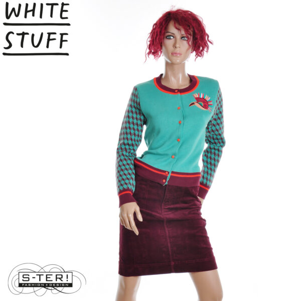 W18.13 WHITE STUFF TIA CORD SKIRT DK PLUM 444227 - Afbeelding 7