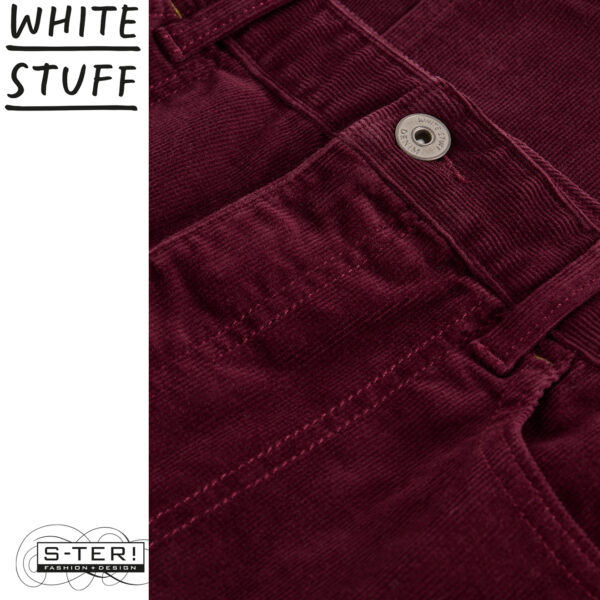 W18.13 WHITE STUFF TIA CORD SKIRT DK PLUM 444227 - Afbeelding 3