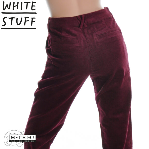 W18.14 WHITE STUFF TWISTER CORD TROUSER DK PLUM 444237 - Afbeelding 5