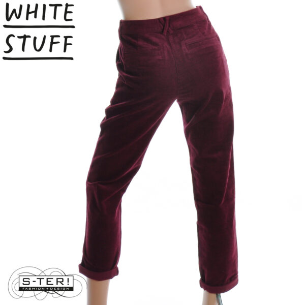 W18.14 WHITE STUFF TWISTER CORD TROUSER DK PLUM 444237 - Afbeelding 4