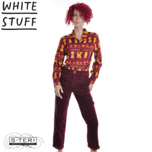 W18.14 WHITE STUFF TWISTER CORD TROUSER DK PLUM 444237