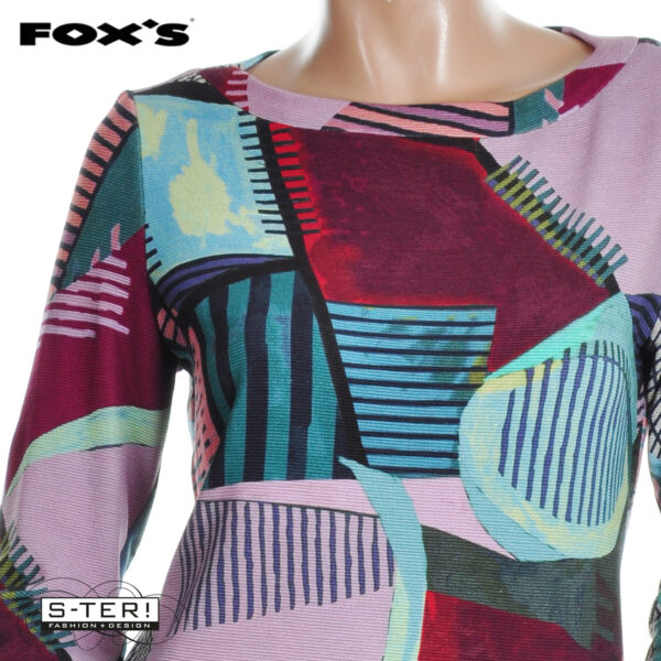 W4.1 FOX'S APULO PULLOVER A14879/A WINERY - Afbeelding 3