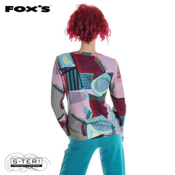 W4.1 FOX'S APULO PULLOVER A14879/A WINERY - Afbeelding 2