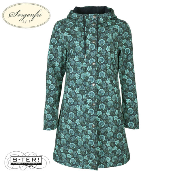 W11.20 SORGENFRI LISANNE D8 SOFTSHELLJACKET 02252-0092 NAVY - Afbeelding 2