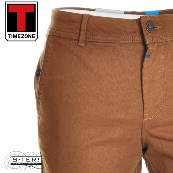 W35.8 Timezone broek REGULAR LUITZ OTTER BROWN 26-10071-00-3420 - Afbeelding 4