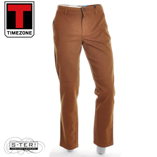 W35.8 Timezone broek REGULAR LUITZ OTTER BROWN 26-10071-00-3420