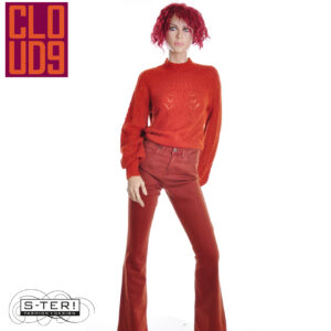 W21.1 ZILCH DORA FLARED LEG 252CDE05 MAHOGONY