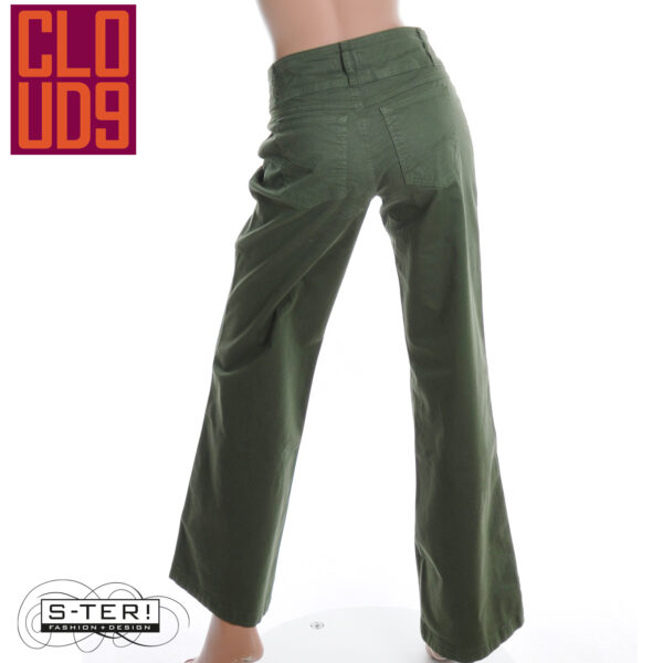 W21.2 ZILCH LOTUS WIDE LEG 252HCE04 DARK GREEN - Afbeelding 7