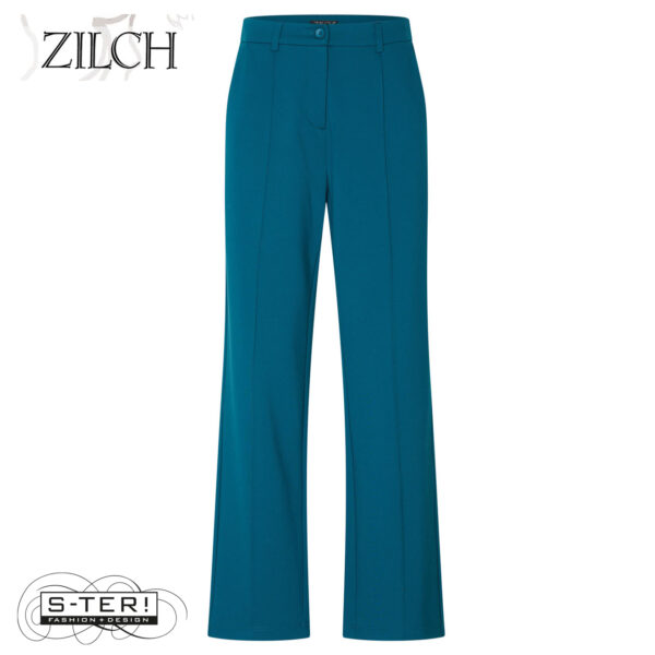 W21.13 ZILCH PANTS STRAIGHT 52VIN60.030 PETROL - Afbeelding 2