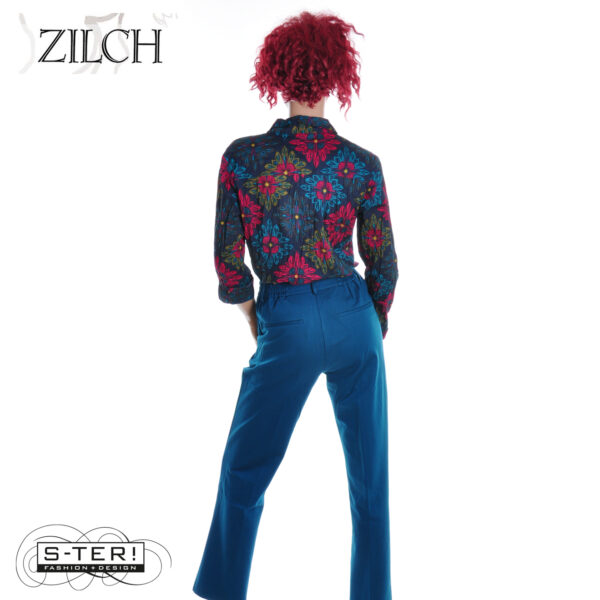 W21.13 ZILCH PANTS STRAIGHT 52VIN60.030 PETROL - Afbeelding 5